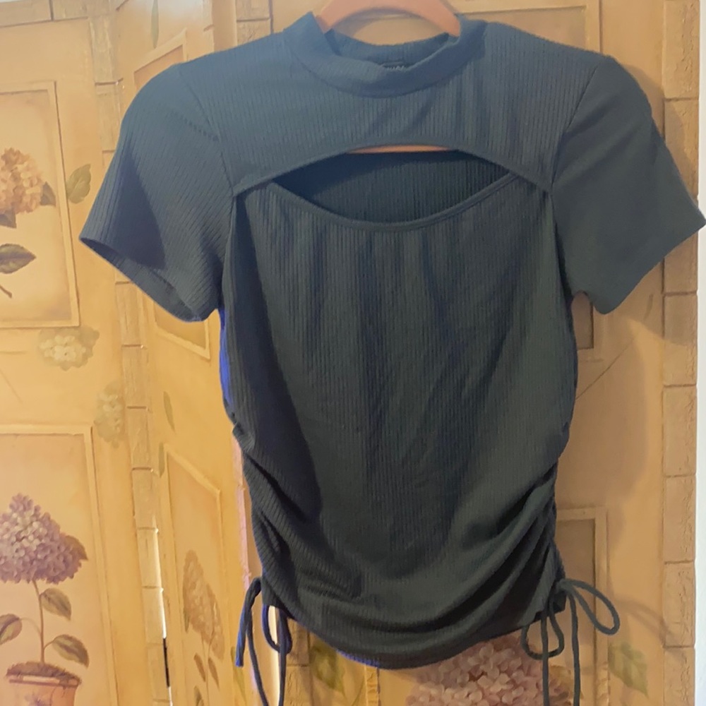 Light blue blouse